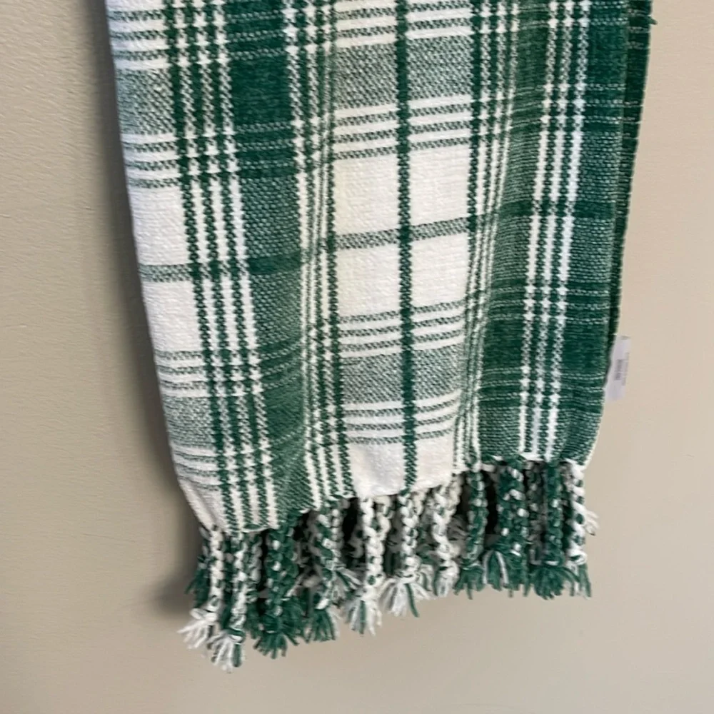Sheffield Home Plaid Chenille Throw Blanket, Sz 50” x 70”